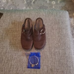 Suede Clogs and Ani and Alex